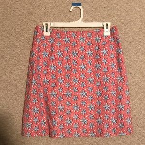Vineyard Vines Pink Starfish Skirt | Size 4